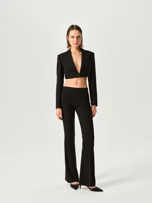 GABRIEL FLARE BLACK PANT
